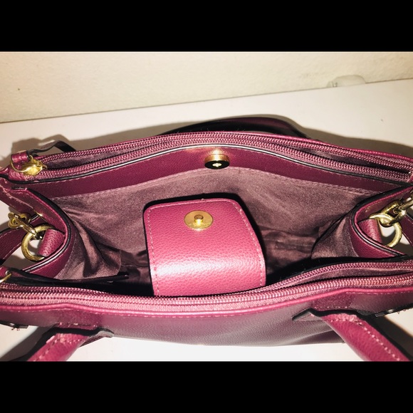 Burgundy/ purple Cross Bag - Picture 6 of 6